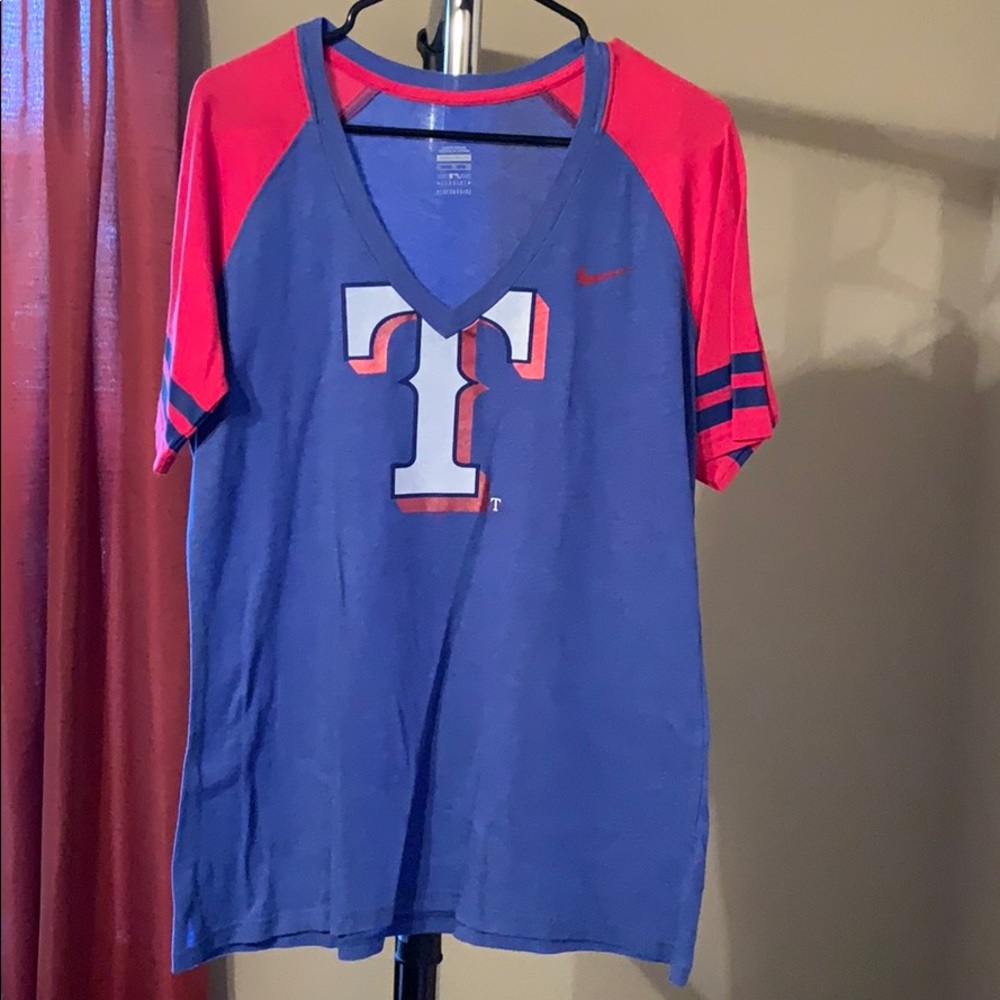 Worn 1 time - Nike Texas Ranger Vneck XL